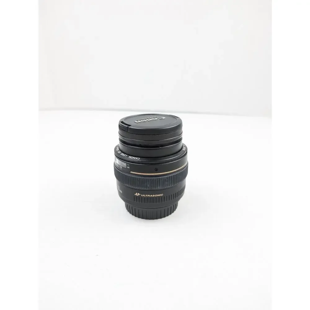 Canon EF 50mm f/1.4 USM Lens Tiffen UV Filter Caps Case Tested